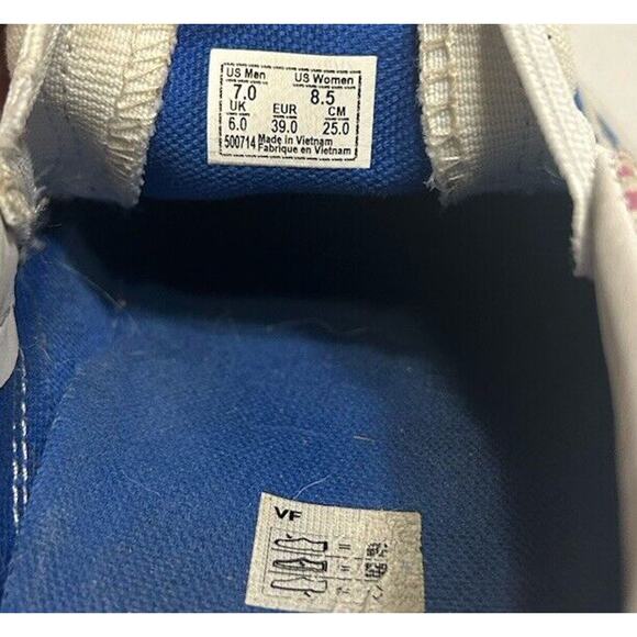 Vans Madewell Womens Sneakers 8.5 Colorful Mixed Stripe Deck Club Slip On Shoes - Picture 11 of 11